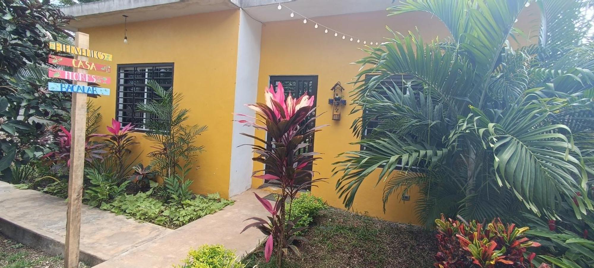 Casa Flores Bacalar Bagian luar foto