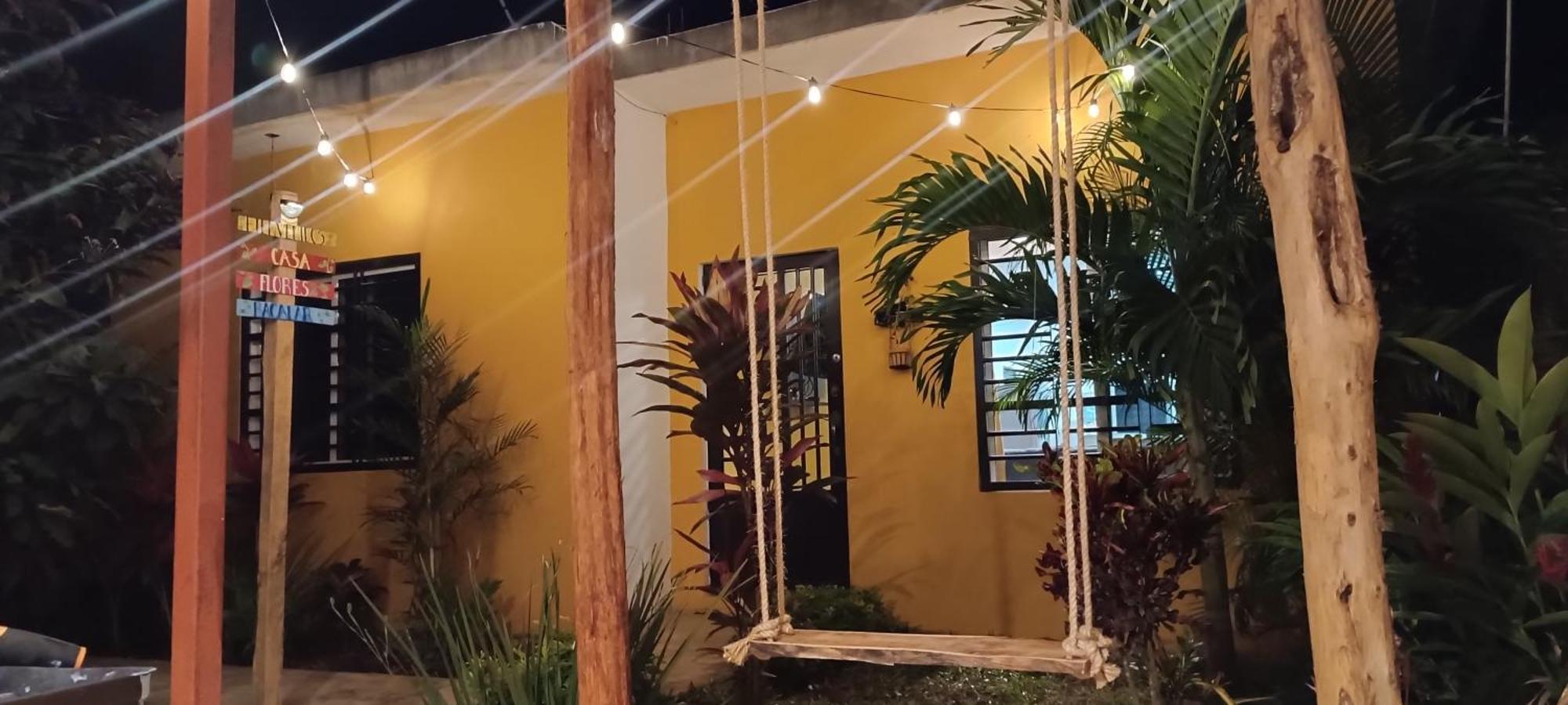 Casa Flores Bacalar Bagian luar foto